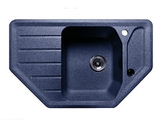 Granfest Мойка кухонная Corner GF-C800E Синий угловая